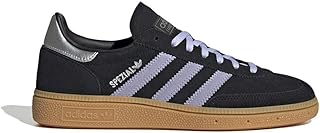 Handball Spezial Women's Shoes, Core Black/Violet Tone/Gum, Size 7.5