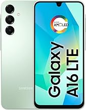 Galaxy A16 4G Dual SIM (128GB, 2025) 6.7" 90Hz AMOLED, Splash Resistant 8Core, 50MP Camera (Factory Unlocked International Model for GSM, Global) A165M/DS (25W Fast Charger Bundle, Green)