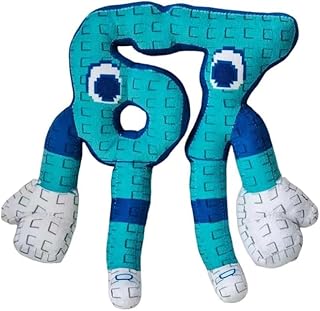 67 Plush Toy 9 inch Collectible Brain Rot Plush Toy, Soft Stuffed Number Character, Christmas Birthday Gift for Kids (Blue)