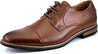 Moda Italy Prince Men's Classic Modern Oxford Lace Dress Shoes