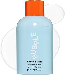 Fresh Start Gel Cleanser - Gentle Exfoliating Face Wash for Oily Skin - Gel Cleanser with Aloe Vera Juice + Caffeine to Protect and Soothe Complexion - Summer Skincare Essential (50ml)