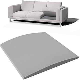 Couch Cushion Support for Sagging Seat, 20"x20"x2" 40D High Density Curved Foam Sofa Cushion Support, Under-Cushion Sag Repair,Grey Set of 1