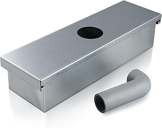 Grease Box for Commercial Exhaust Fans and Food Truck Exhaust Fans, Grease Catcher Includes Downspout, Rooftop Grease Holder for Kitchen