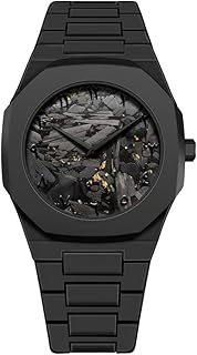 Men's Anime-Inspired Fashion Sketch Wristwatch Minimalist Creative Wormhole Design Stylish and Durable Timepiece for Men's Sports Watch