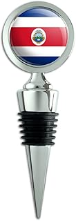 Costa Rica National Country Flag Wine Bottle Stopper