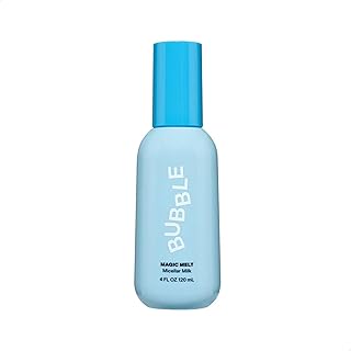 Magic Melt Makeup Remover - Micellar Water Cleansing Milk with Raspberry Seed Oil - Gentle Eye Makeup Remover for Sensitive Skin - Hydrating Facial Cleanser for Women (120ml)