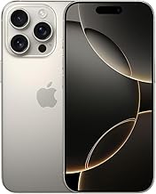 Apple iPhone 16 Pro Max, 256GB, Natural Titanium - Unlocked (Renewed)