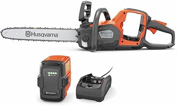 Power Axe 350i Cordless Electric Chainsaw, 18 Inch Chainsaw, Brushless Motor and Quiet Superior Cutting Power, 40V Lithium-Ion 7.5 Ah Battery and Charger Included, Gifts For Men, 970601202