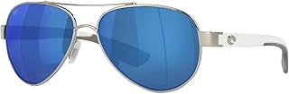 Polarized Sunglasses Womens - Loreto Aviator Designer Sunglasses for Women with 100% UV Protection Size 56 580P