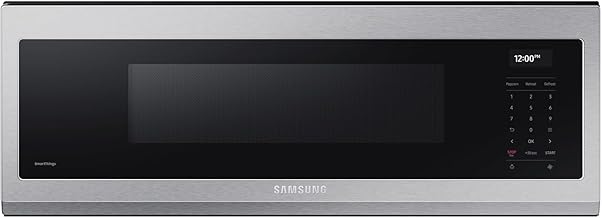 1.1 Cu Ft Smart SLIM Over the Range Microwave Oven w/ 550 CFM Hood Vent, Wi-Fi, Voice Control, LED Light Bar, Sensor Cook, 1100 Watt, ME11A7710DS/AA, Fingerprint Resistant Stainless Steel