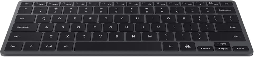Samsung Smart Keyboard, Bluetooth Multi-Device Keyboard for Galaxy Phones, Tablets & Laptops, Slim Lightweight Design, AI Shortcut Key, Long Battery Life, EJ-B7800UBEGUJ, Dark Gray