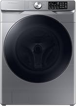 4.5 Cu. Ft. High-Efficiency Stackable Smart Front Load Washer with Steam and Super Speed Wash, Platinum, WF45B6300AP/US