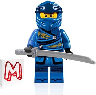 NINJAGO Minifigure - Jay (Legacy) with Sword and Display Stand 70670