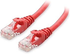 Cable Matters 10Gbps Snagless Cat 6 Ethernet Cable - 25ft, Cat 6 Cable, Cat6 Cord, Ethernet Cord, Red