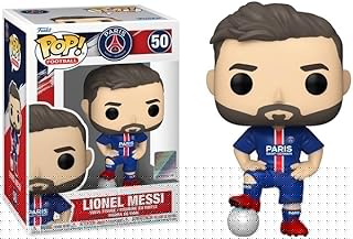 Lionel Messi with Ball + Pop Protector: Paris Saint-Germain Soccer Pop! Football Vinyl Figure (Gift Set Bundled with ToyBop Brand Box Protector Collector Case)