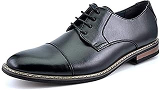 Moda Italy Prince Men's Classic Modern Oxford Lace Dress Shoes