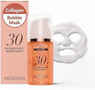 30 Seconds Quick Bubble Mask [LIFT] - [Collagen] & Niacinamide in Micro-bubbles for Anti Aging, Boost Elasticity, Fine Lines, Korean Glass Skin Care Essential, 50 Uses, 2.36 fl.oz