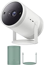 SP-LFF3CLAXXZA 30-100 Inch The Freestyle Gen2 Smart Projector with a Samsung VG-SCLB00NS The Freestyle Skin and Cradle - Forest Green (2023)