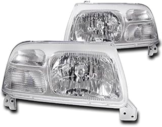 For 1999-2003 Suzuki Grand Vitara / 1999-2004 Vitara / 2002-2003 XL-7 Crystal Style Headlights - Chrome