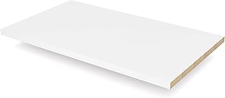 Custom Shelves, 3/4"" Thick Melamine, Cut to Size, Fully Customizable up to 65 inches Wide and up to 24 inches deep. for Cabinets, Closets, or Anywhere