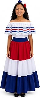 Costa Rican Traditional Girls Fiesta Dress 10