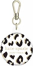 AirTag Holder with Gold Ring Clip - Protective Case for Apple AirTag - City Leopard