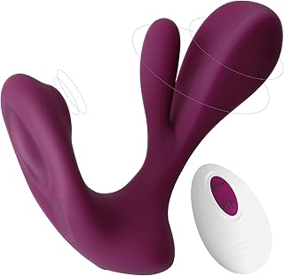 Tracy's Dog Wearable Vibrator for Women – Dual Stimulation Sex Toy with Clitoral Grinding & G-Spot Rotation, 10 Vibration Modes, 3 Rotation Speeds, Remote Control Adult Toys for Female Couples Play