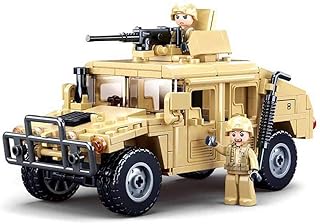 Military Vehicle Building Toy for Age 6 7 8 9 10 11 12+, Battle Brick, Compatible with Major Brand, Army Series Building Block with 2 Soldiers Figures (265 Pieces)