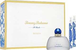 Tommy Bahama St. Barts 3 PC Perfume Gift Set for Women, Set Includes 3.4 Fl Oz Eau de Parfum + Two 0.34 Fl Oz Mini Travel Sprays, Christmas Gift, Stocking Stuffer for Her