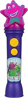Barney Microphone Toy for Toddlers, Includes Built-in Music and Lights, Designed for Fans of Barney Toys