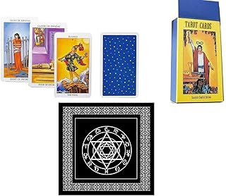 VOVCIG Bilingual Tarot Cards with Guide Book and Special Tablecloth