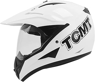 TCMT Motorcycle Dirt Bike Off-Road Motocross ATV Mountain Bike Full Face MX Helmet for Men Women DOT Approved