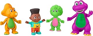 Barney’s World Toddler Toys by Fisher-Price, Hey Friends Pack with four figures to make up adventures, Kids Ages 2+ Years