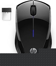 X3000 G3 Wireless Mouse - Black, 15-Month Battery, Side Grips for Control, Travel-Friendly, Blue LED, Powerful 1600 DPI Optical Sensor, Compatible with Wins PC/Laptop, Mac, Chromebook (683N7AA)