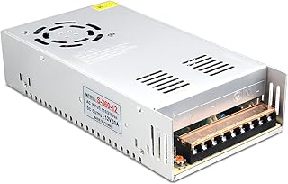 12V 30A Power Supply 360W AC/DC Adapter Switching Power Transformer AC 110V-220V to DC 12 Volt 30 Amp Converter Low Voltage Output for LED Strip Light Security System CCTV Camera