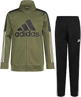 Two-Piece Contrast 3-Stripe Tricot Track Set