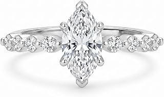 Adjustable Ring for Women, Engagement Promise Ring Cubic Zirconia Engagement Wedding Band Ring Jewelry Gift for Anniversary Valentine Christmas