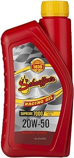 0705-012S Supreme 7000 Synthetic Plus Racing Engine Oil 20W-50, 1-Quart Bottle