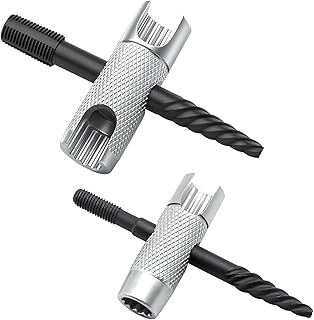 2 Pcs Grease Fitting Tool, 4-in-1 Grease Zerk Fitting Tool, Grease Zerk Tool Fit 1/4"-28 SAE, 1/8"-NPT, M10x1 M8x1 and Hex Size 3/8" 5/16" 7/16" for Install & Remove