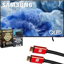 QN43Q8FAAFXZA 43 inch QLED Q8F 4K Vision AI Smart TV (2025) Bundle with CPS Exclusive 1-Year Protection, 2X 6Ft 4K HDMI Cable & Deco Gear Complete Home Theater Beginner's Guidebook
