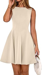 Summer Dresses for Women 2026 Elegant Classy Formal A Line Sleeveless Party Cocktail Mini Dress Fashion Clothing