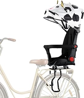 2026 Rear Child Bike Seat,Kids Seat for Adult Bike, Toddlers Rear Mount Bike seat Design for Children Aged 2 to 8 Years Old, Rear Frame Mounted Baby Bike Seats Kids Safety Upgrade