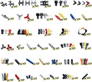 Technic Parts Compatible with Lego Bricks Pin Liftarm Beam Axle Panel Car Building Blocks MOC 370PCS