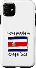 I Have People in Costa Rica Costa Rican Flag Case for iPhone 11
