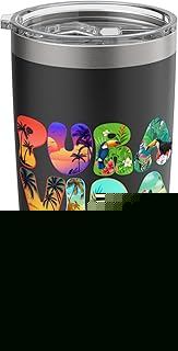 Pura Vida Costa Rica Nature Central America Travel Vacation Stainless Steel Insulated Tumbler