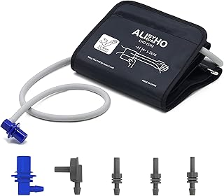 Quality Blood Pressure Cuff Compatible with Omron 9"-17"(22-42cm) Replacement Cuff Wide Range D-Ring for Adult Big Arms Home Use