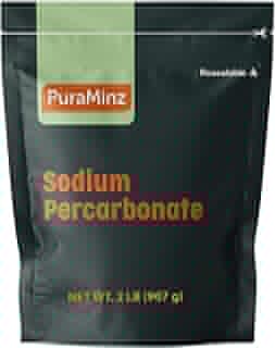Sodium Percarbonate - 2 Pounds - Pure Oxygen Bleach Powder. Color Safe Stain & Grime Remover, Multi-Use Cleaner for Home & Laundry - Packed in Durable Resealable Packaging.