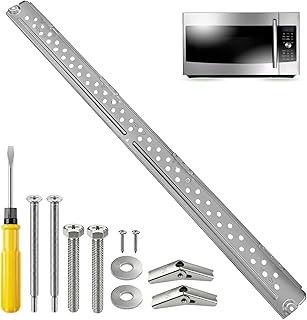 DE70-00561A Microwave Mounting Bracket for Samsung DE70-00378A 1557635 AP4403731 PS4233460 Replacement with DE92-90505N Hardware Screws Kit
