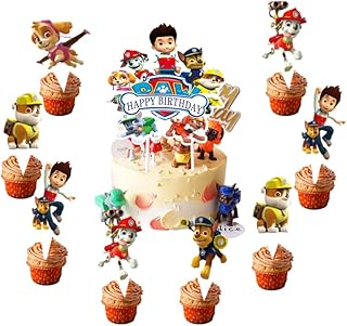 25PCS Cake Toppers Cupcake Toppers Cake Decorations Birthday Party Supplies Decorations (Style 2)