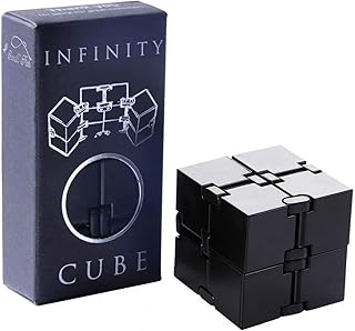 Infinity Cube Sensory Fidget Toy, EDC Fidgeting Game for Kids and Adults, Cool Mini Gadget Best for Calming and Stress Relief and Kill Time, Autism Toys Dementia Gift Stocking Stuffers